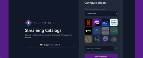 stremio catalog In order to get synced playback working with your friends, everyone first needs to have Stremio running, then: - one user needs to select the media that will be watched, and then select the "Peario" stream